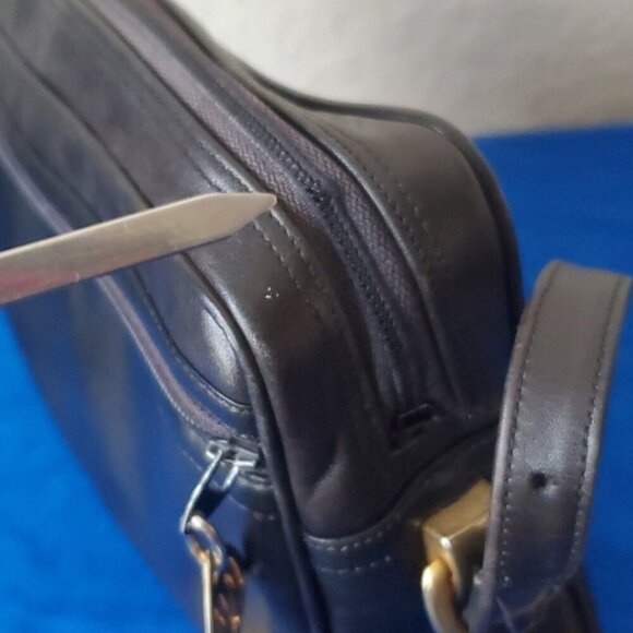 VTG Morris Moskowitz Black Genuine Leather Purse - Picture 10 of 13